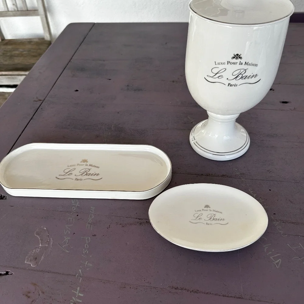 Restoration Hardware Kassatex Lux & Pour la Maison 3ps set